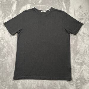Buck Mason Shirt Mens Large Dark Grey Hemp Cotton Classic Breathable Basic